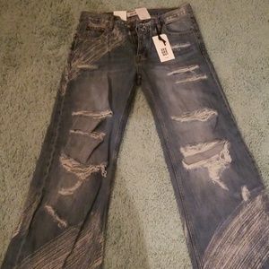 Zee Gee Why Free People Destructed Flared Jeans